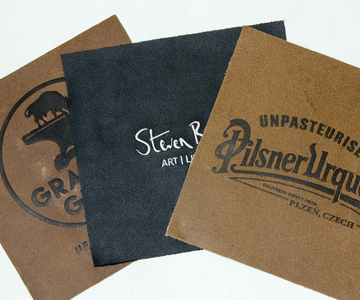 Leather Branded Logos